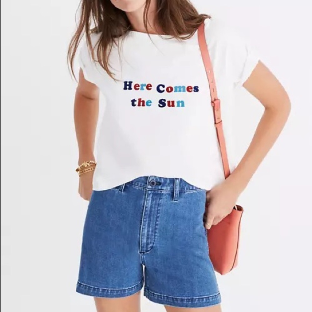 Madewell Here Comes The Sun Boxy Tee